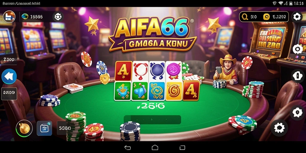 Tampilan gameplay Kasino AIFA66 yang mengesankan dan interaktif.