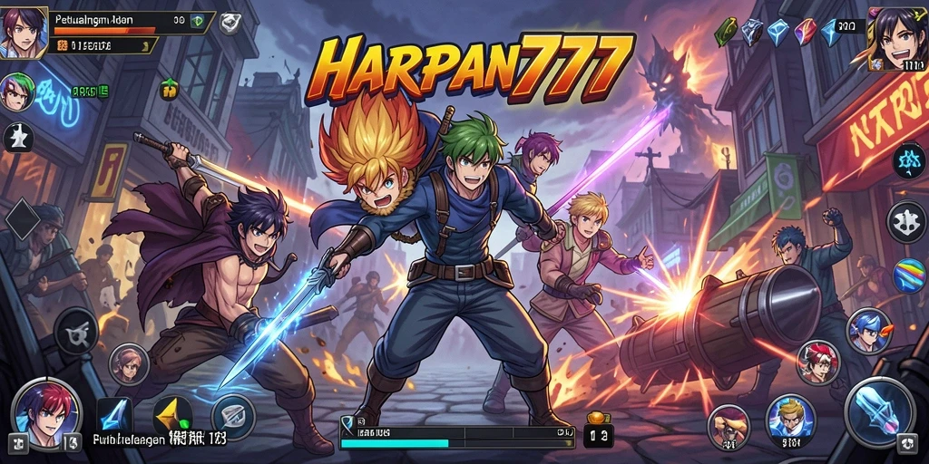 Tampilan menakjubkan dari gameplay HARAPAN777 yang memikat.