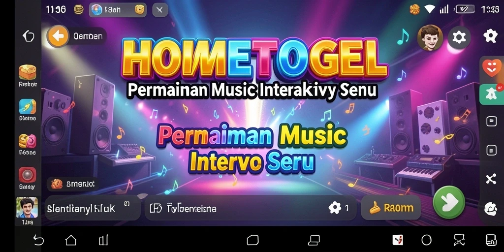 Tampilan gameplay HOMETOGEL yang penuh warna dan interaktif.