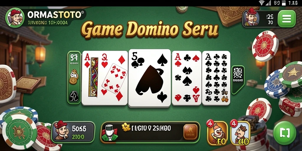Gameplay seru ORMASTOTO dengan grafis menarik dan interaktivitas tinggi.