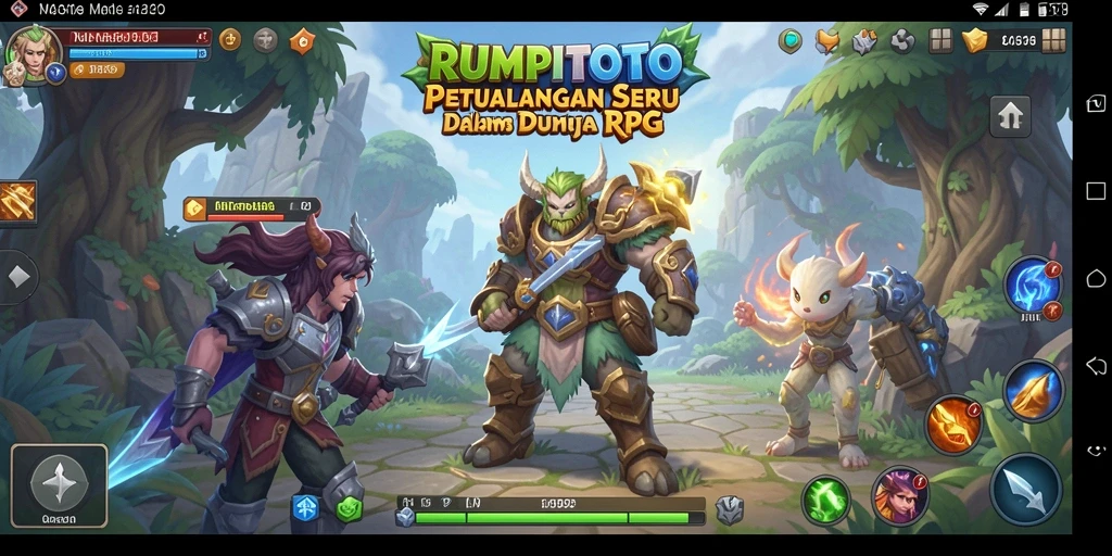 Screenshot gameplay epik dari RUMPITOTO yang menunjukkan pertarungan menarik.